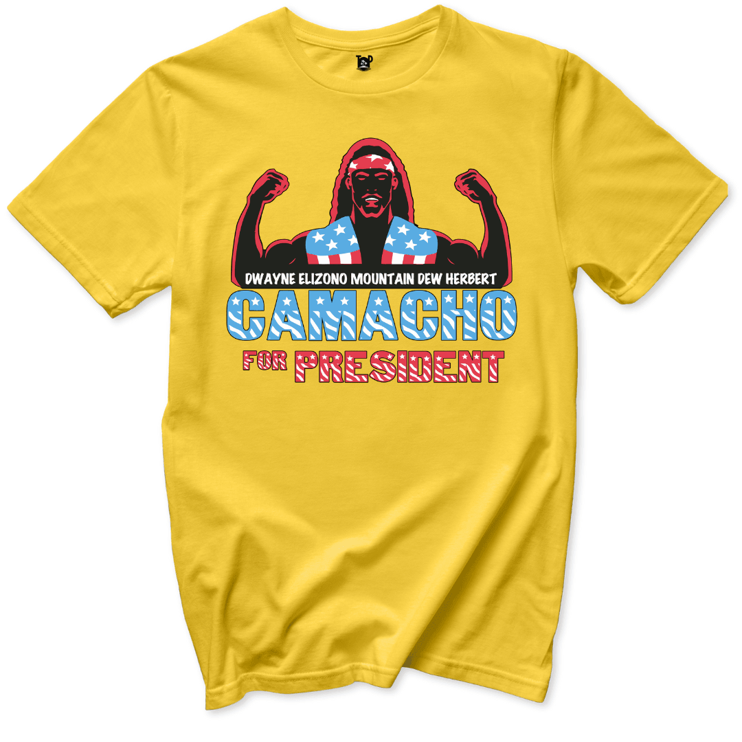 Camacho for President T-Shirt - Throwback Paradise