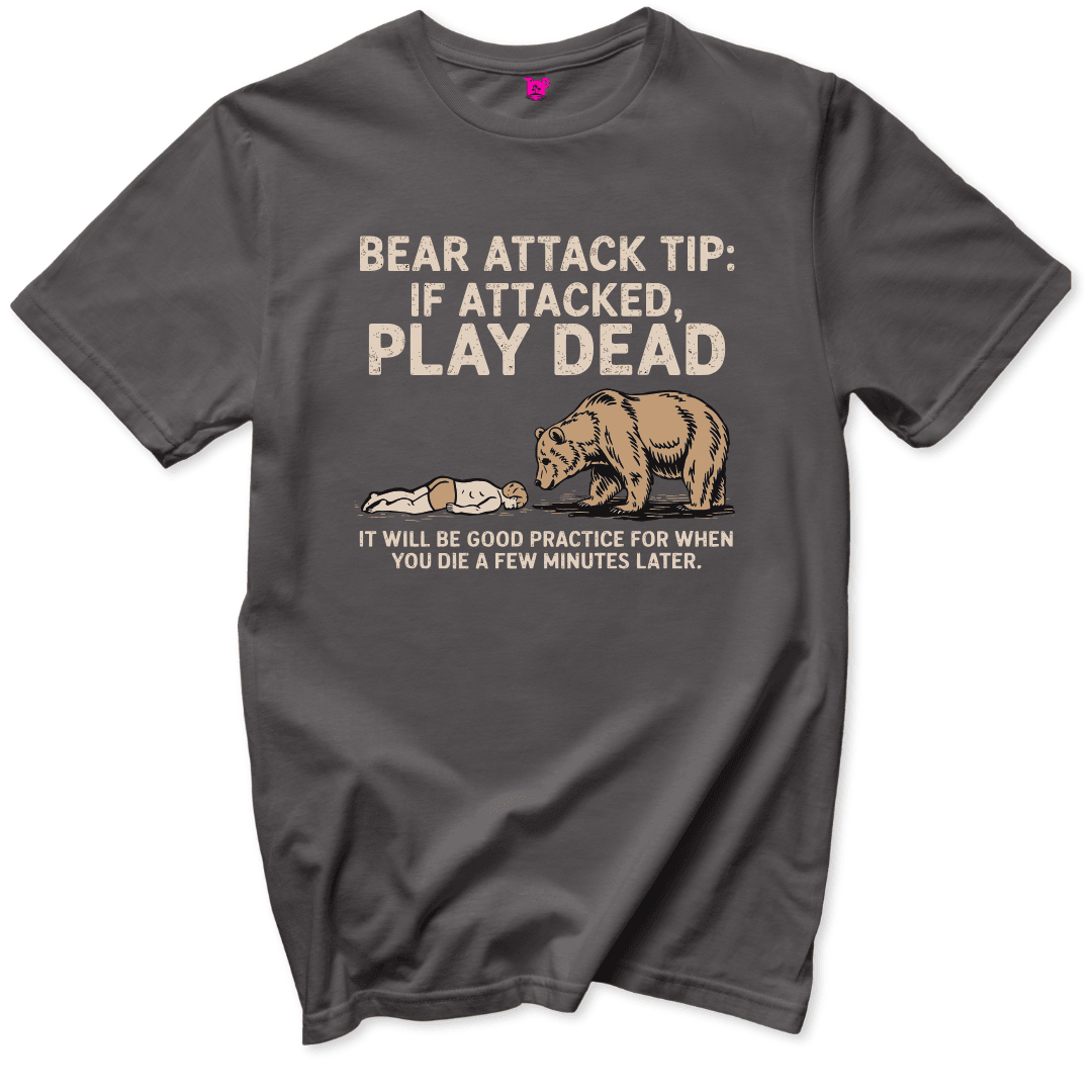 Bear Attack Tip T-Shirt - Throwback Paradise