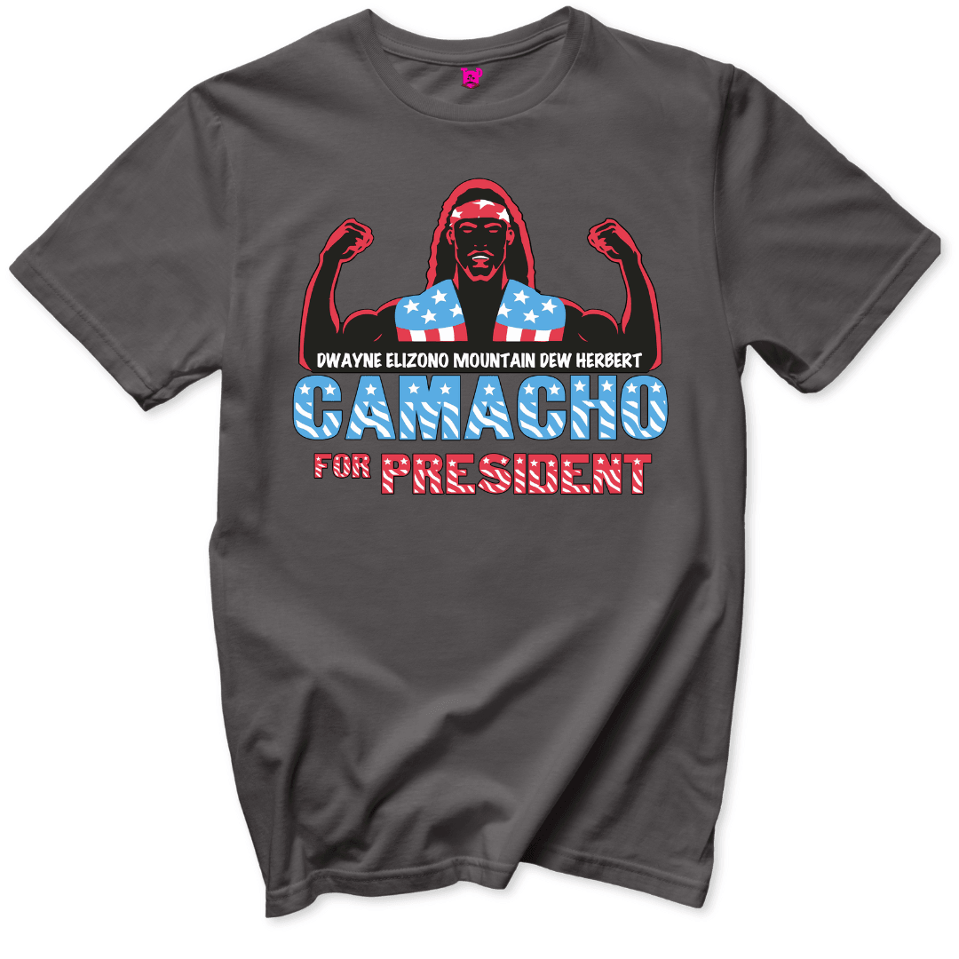 Camacho for President T-Shirt - Throwback Paradise