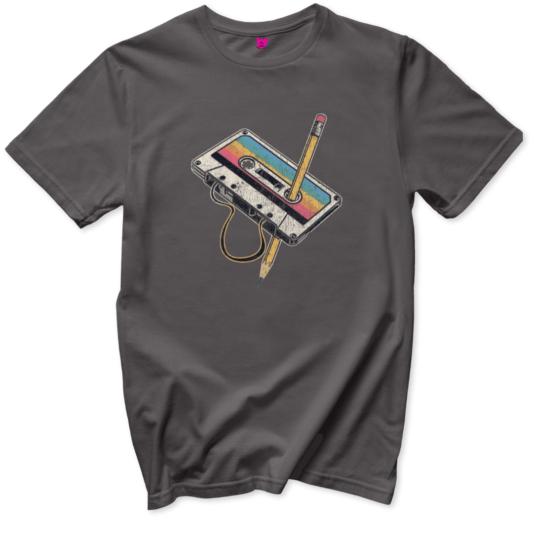 Cassette Rewind T-Shirt - Throwback Paradise