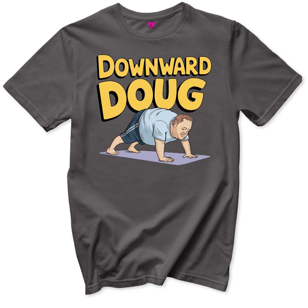 Downward Doug T-Shirt - Throwback Paradise