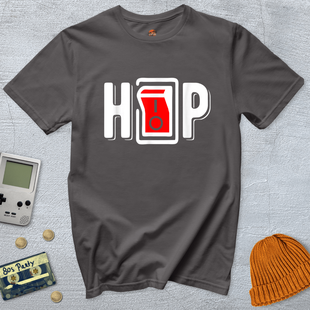 Printify T-Shirts Charcoal / S Hip Hop Lightswitch - Shirt