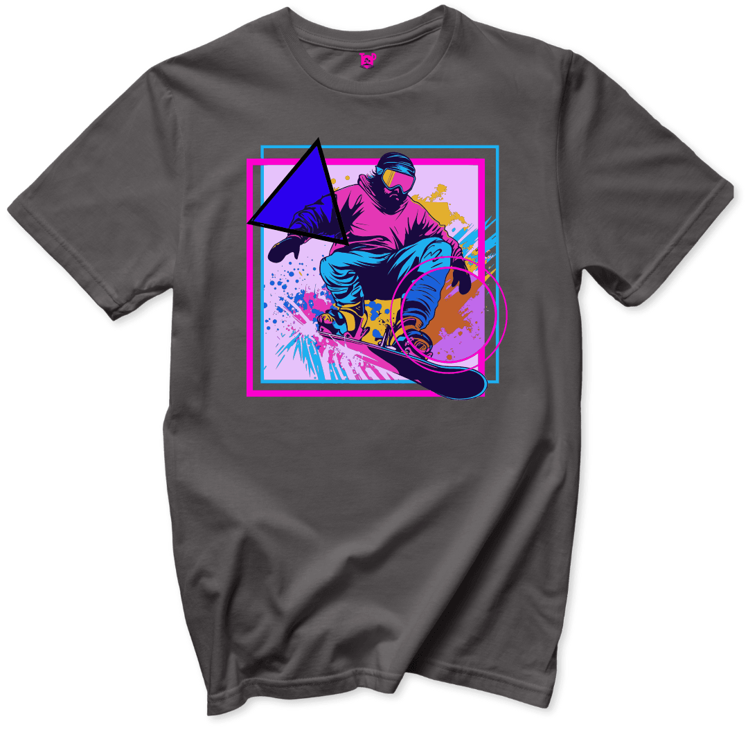 Retro Snowboard T-Shirt - Throwback Paradise