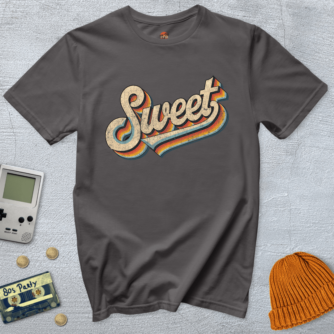 Printify T-Shirts Charcoal / S Sweet - Shirt
