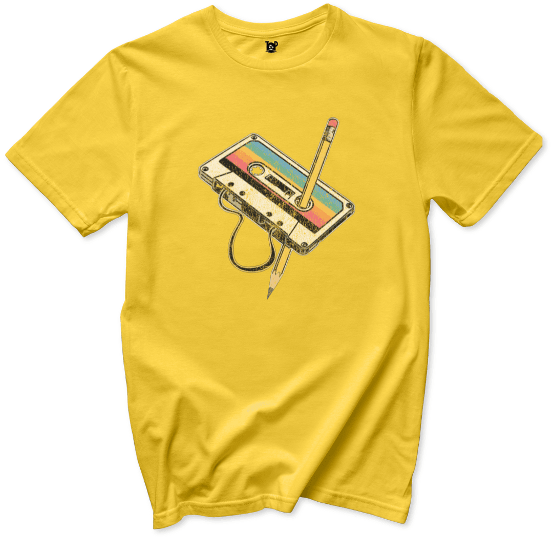 Cassette Rewind T-Shirt - Throwback Paradise