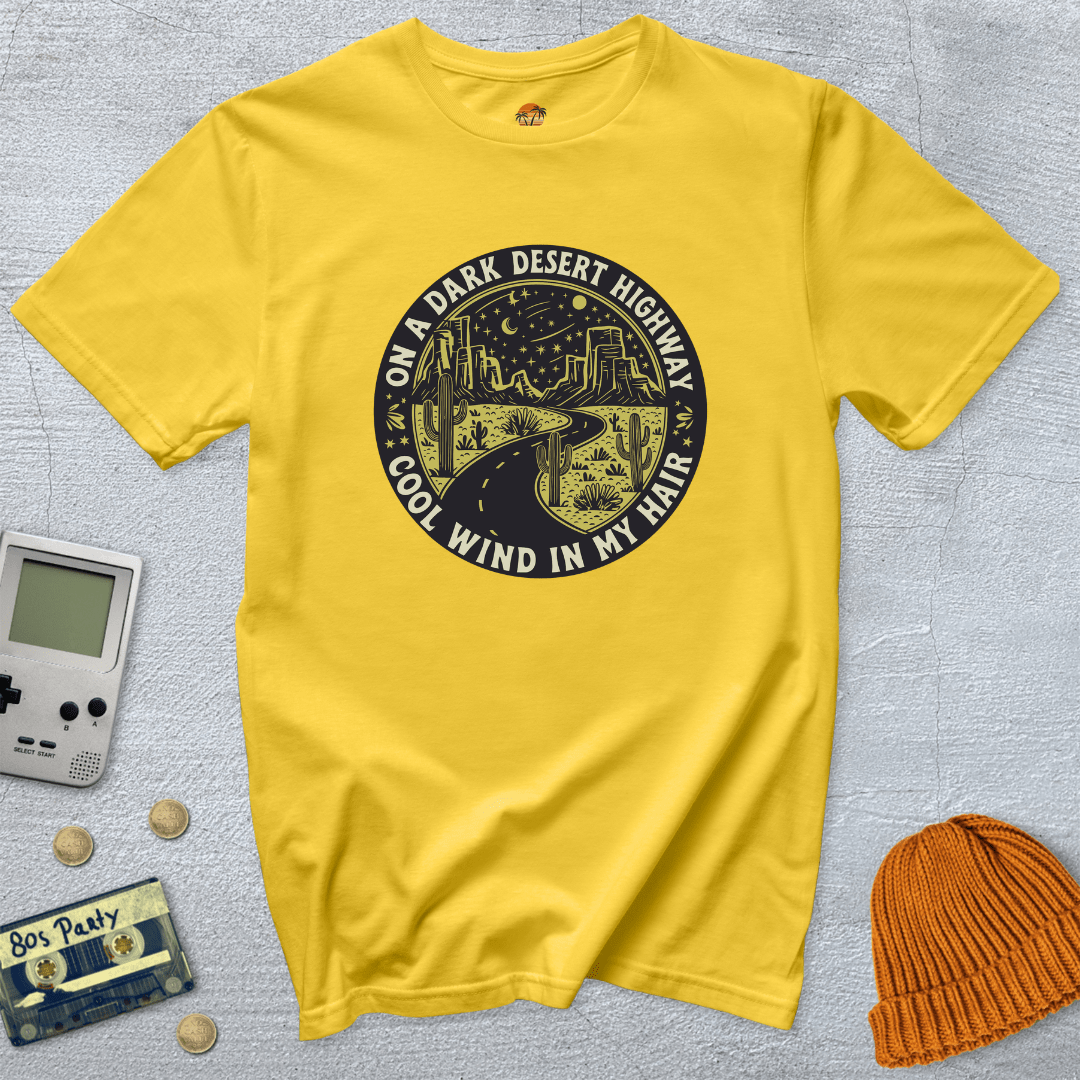 Printify T-Shirts Daisy / S Dark Desert Highway - Shirt