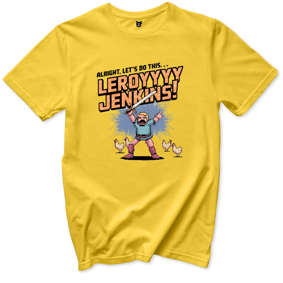 Leeroy Jenkins T-Shirt - Throwback Paradise
