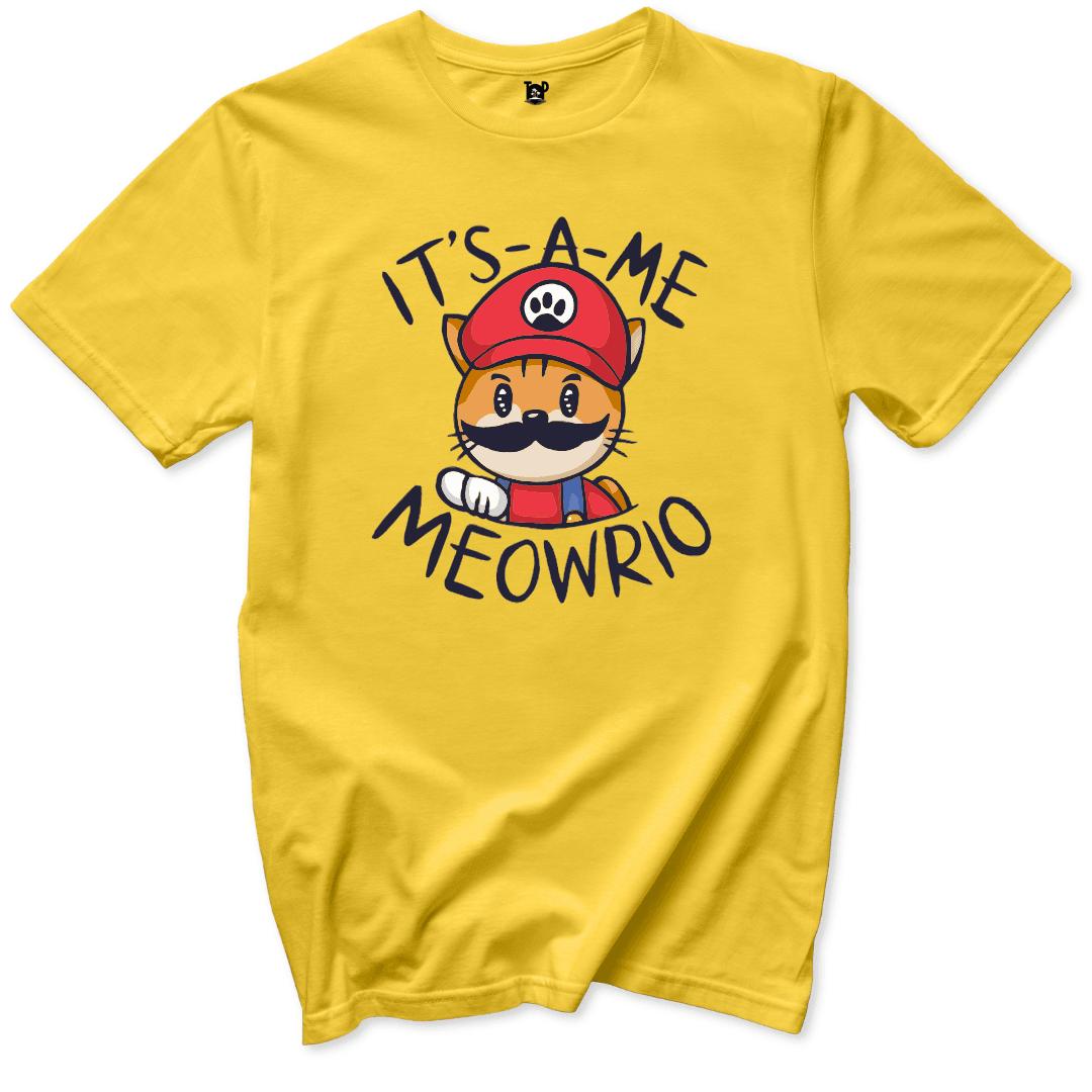 Meowrio T-Shirt - Throwback Paradise
