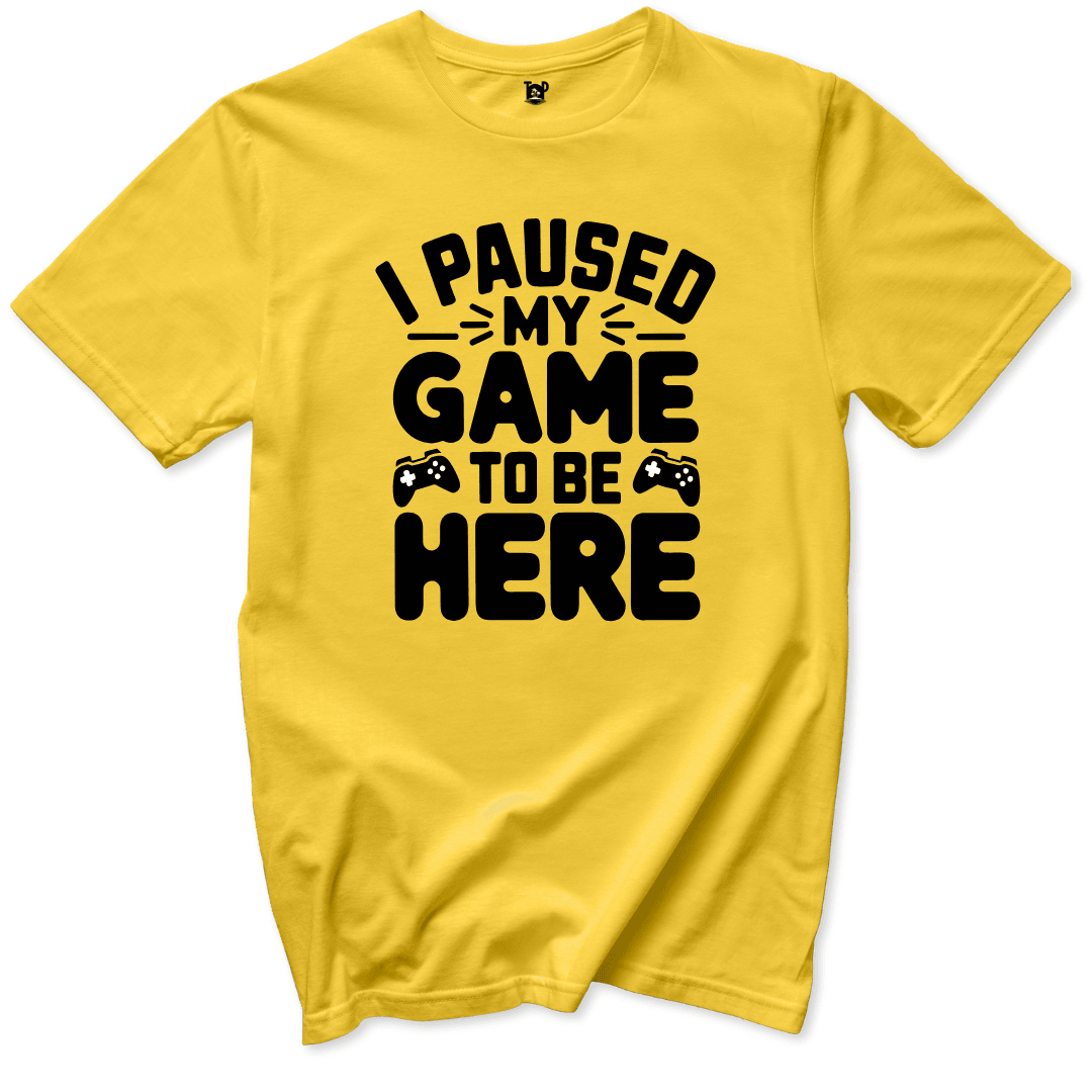 Paused my Game T-Shirt - Throwback Paradise