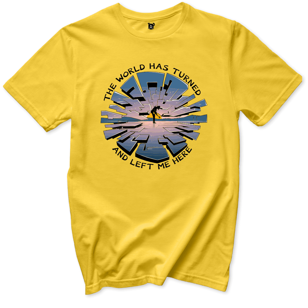 The World has turned T-Shirt - Throwback Paradise