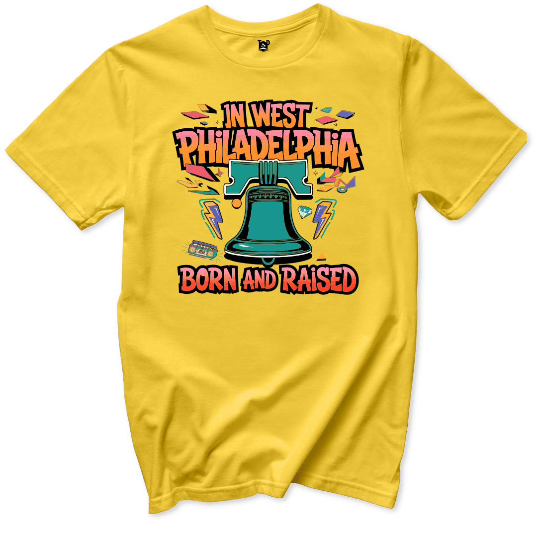 West Philadelphia Born and Raised T-Shirt - Throwback Paradise