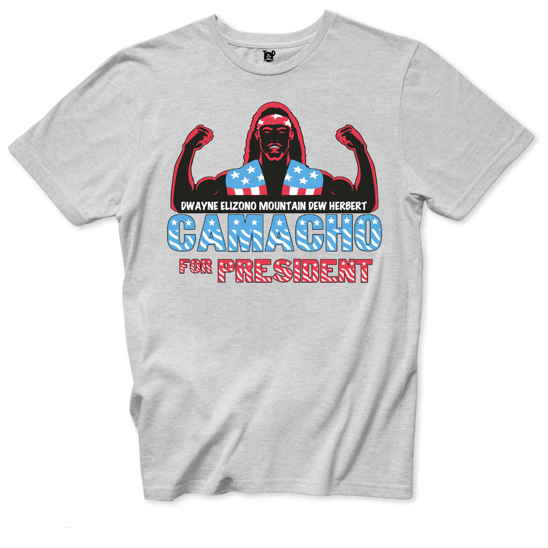 Camacho for President T-Shirt - Throwback Paradise