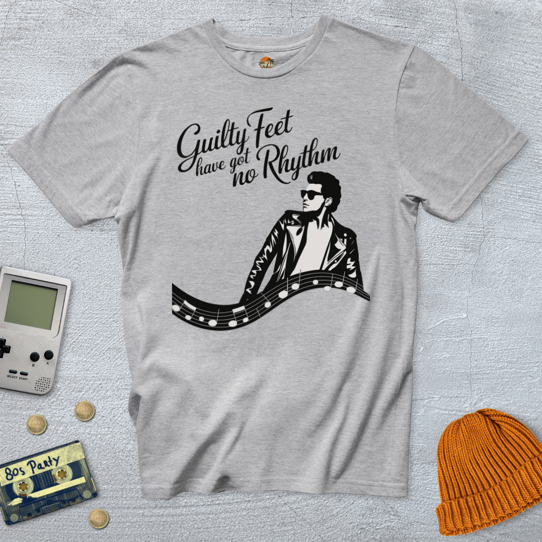 Printify T-Shirts Ice Grey / S Guilty Feet - Shirt