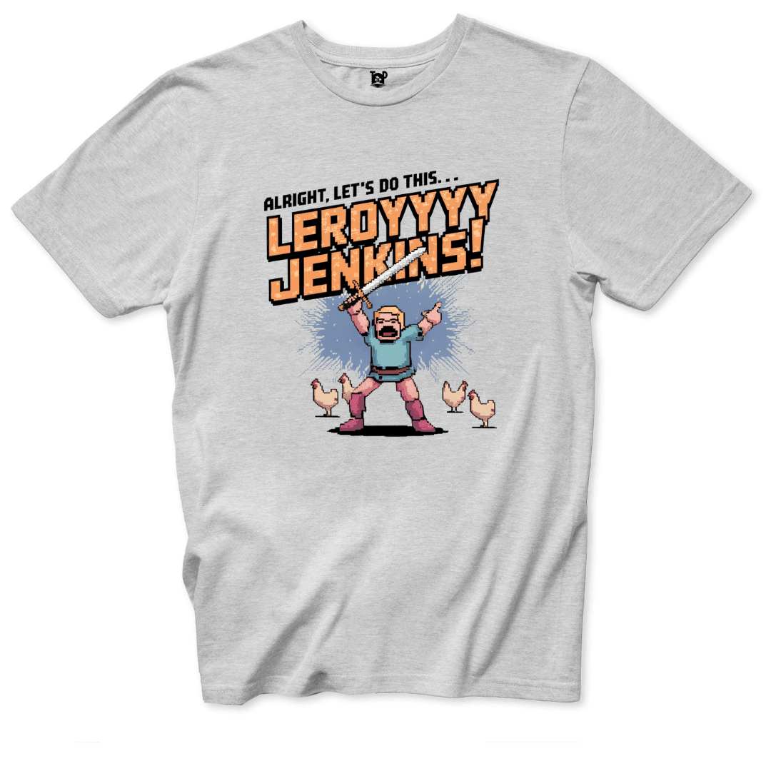 Leeroy Jenkins T-Shirt - Throwback Paradise