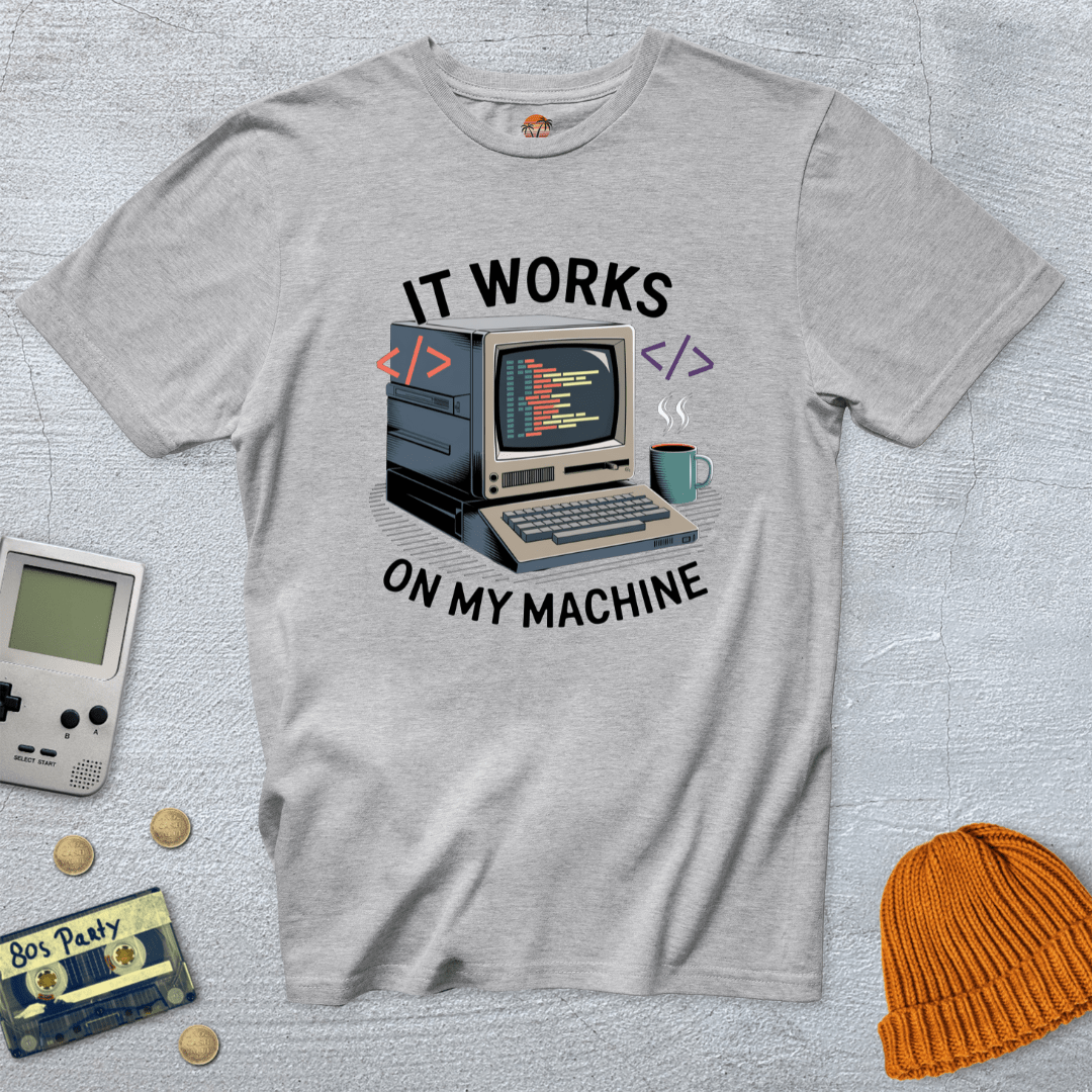 Printify T-Shirts Ice Grey / S My Computer - Shirt