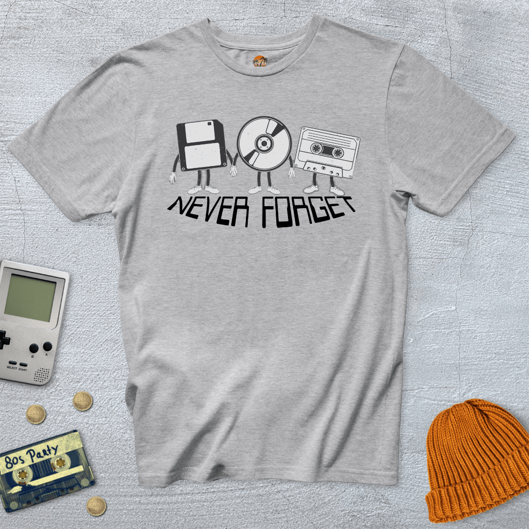 Printify T-Shirts Ice Grey / S Never Forget - Shirt