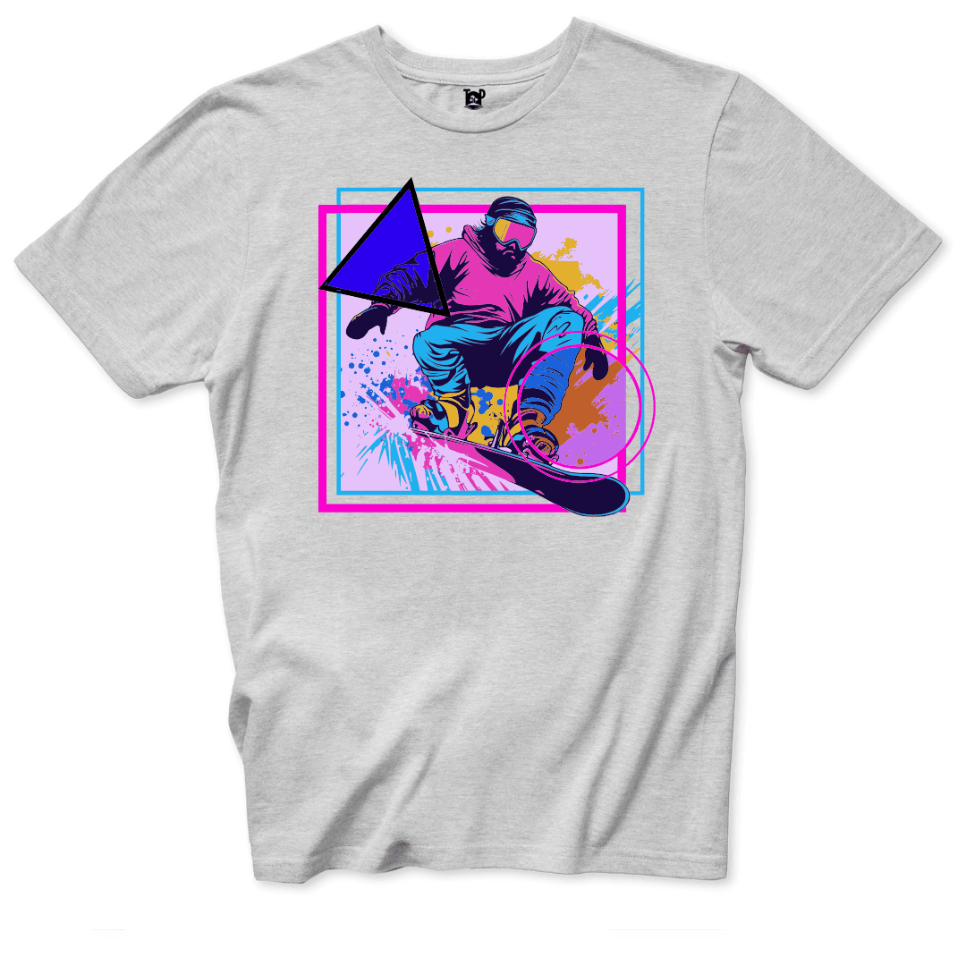 Retro Snowboard T-Shirt - Throwback Paradise
