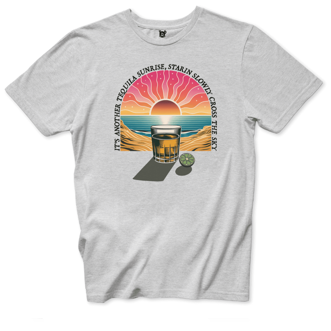 Tequila Sunrise Vibes T-Shirt - Throwback Paradise
