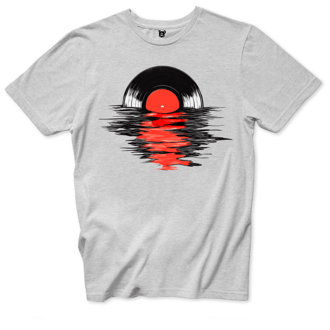 Vinyl Sunset T-Shirt - Throwback Paradise