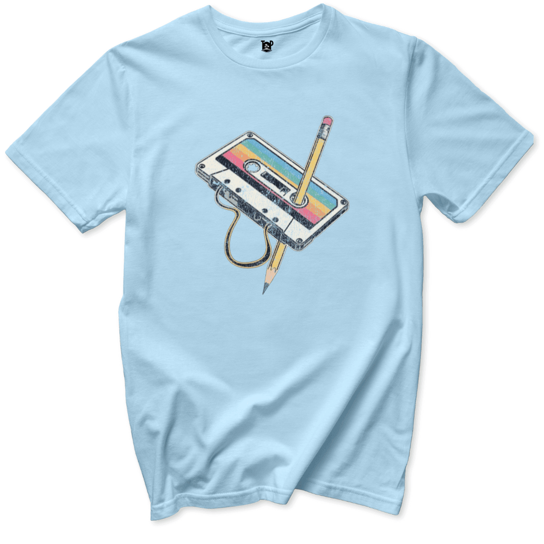 Cassette Rewind T-Shirt - Throwback Paradise