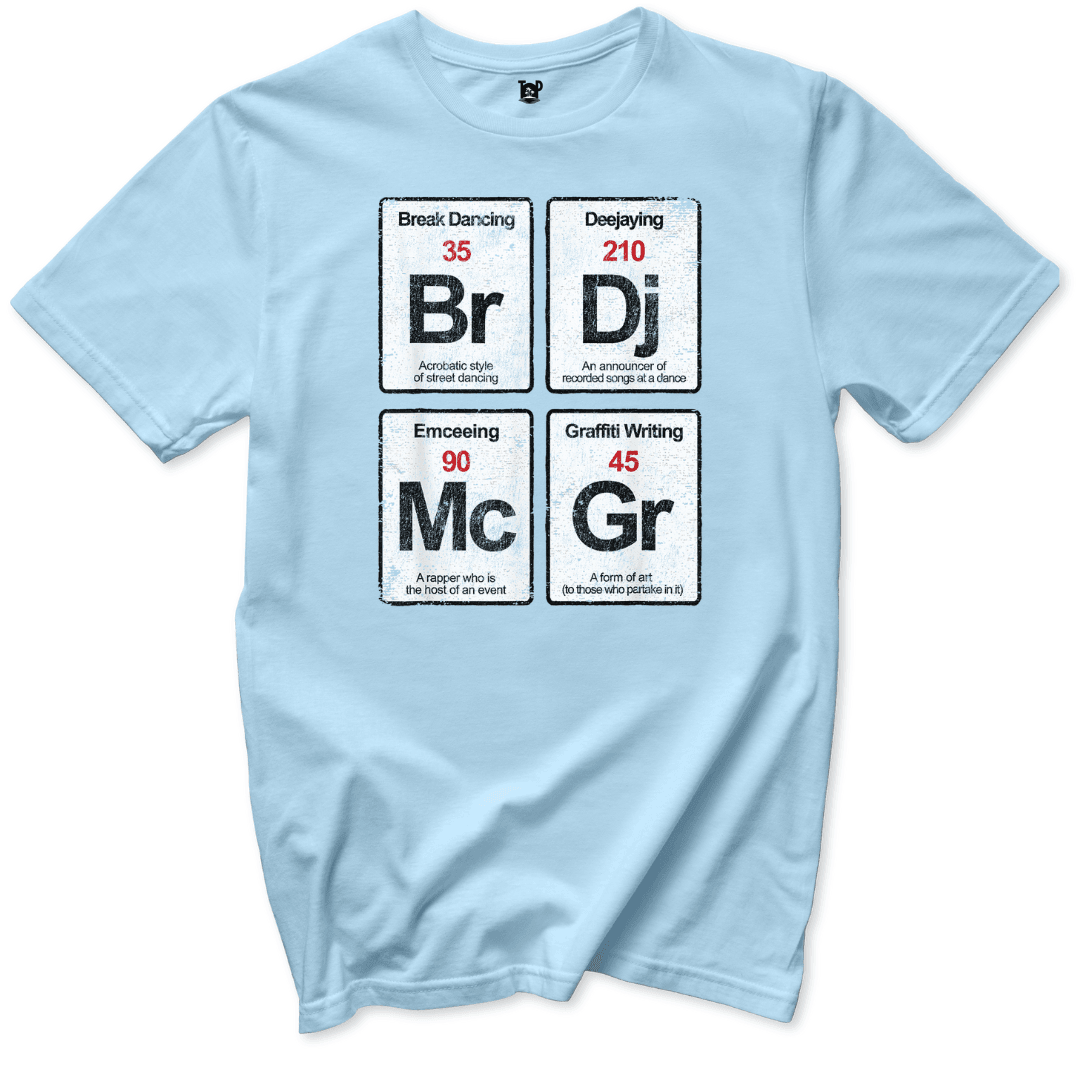 Elements of Hip Hop T-Shirt - Throwback Paradise