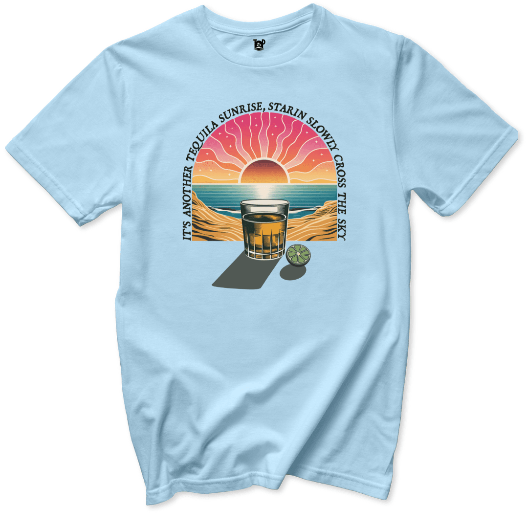 Tequila Sunrise Vibes T-Shirt - Throwback Paradise