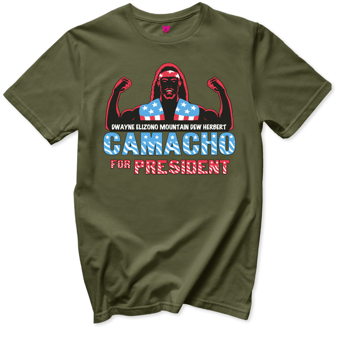 Camacho for President T-Shirt - Throwback Paradise