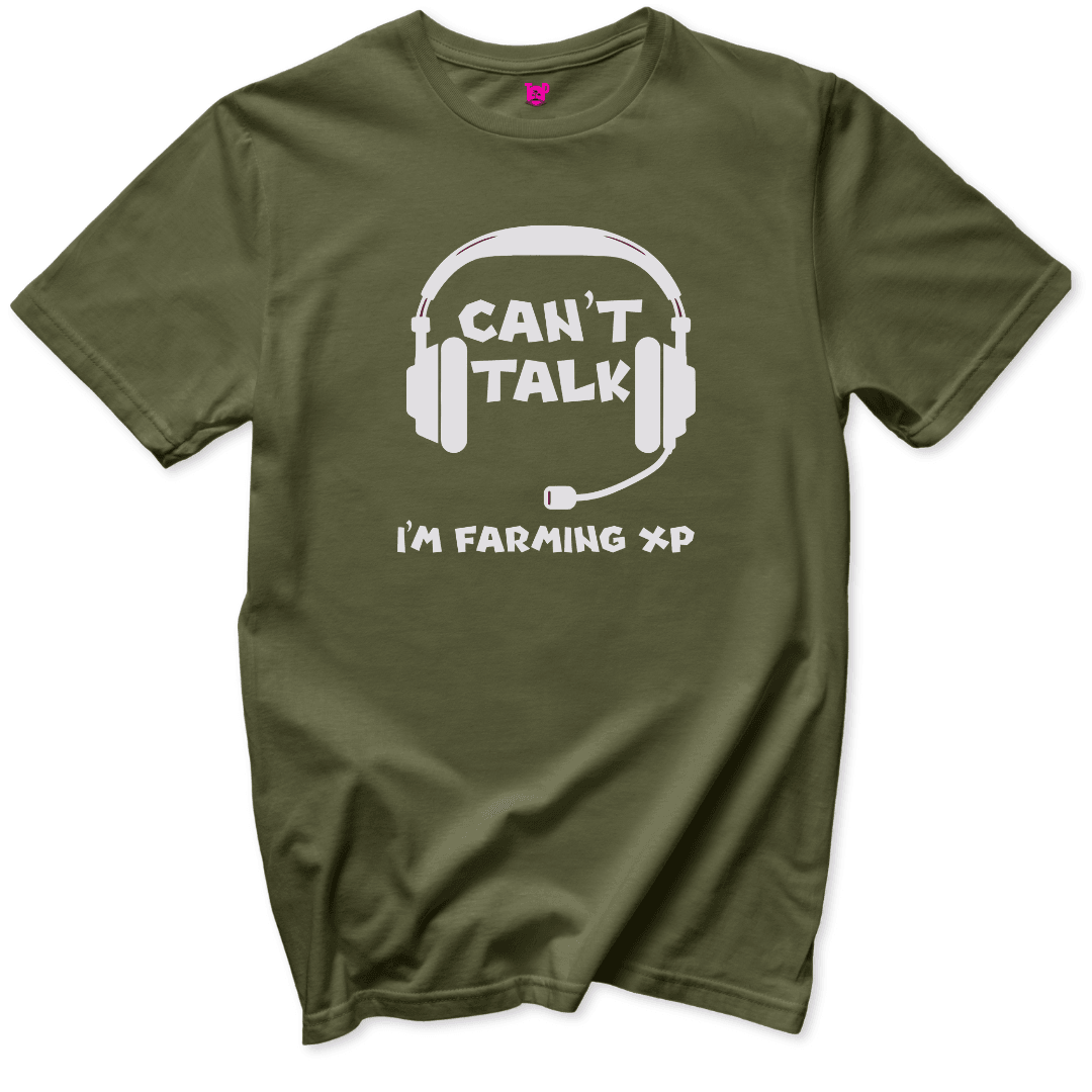 Cant Talk Farming XP T-Shirt - Throwback Paradise