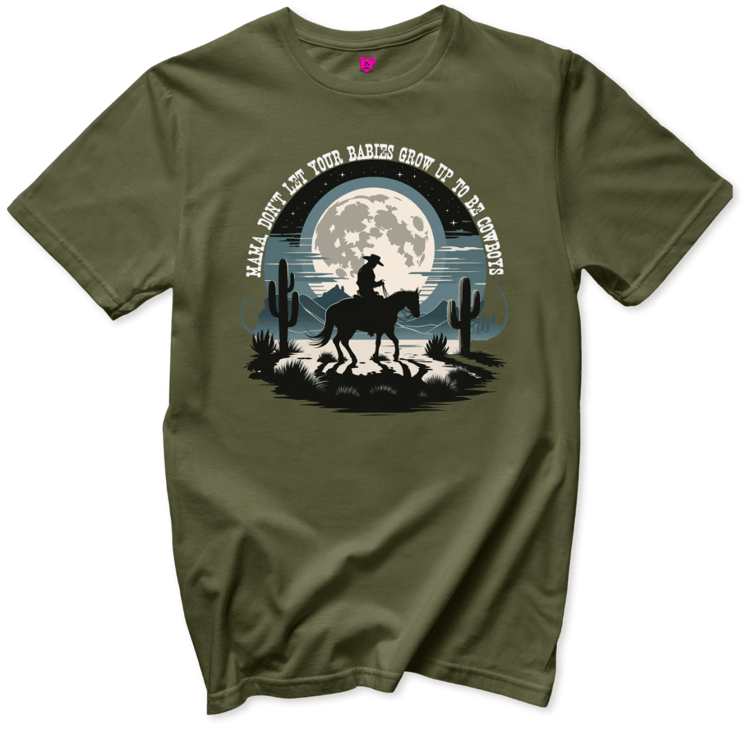 Cowboy Moon T-Shirt - Throwback Paradise