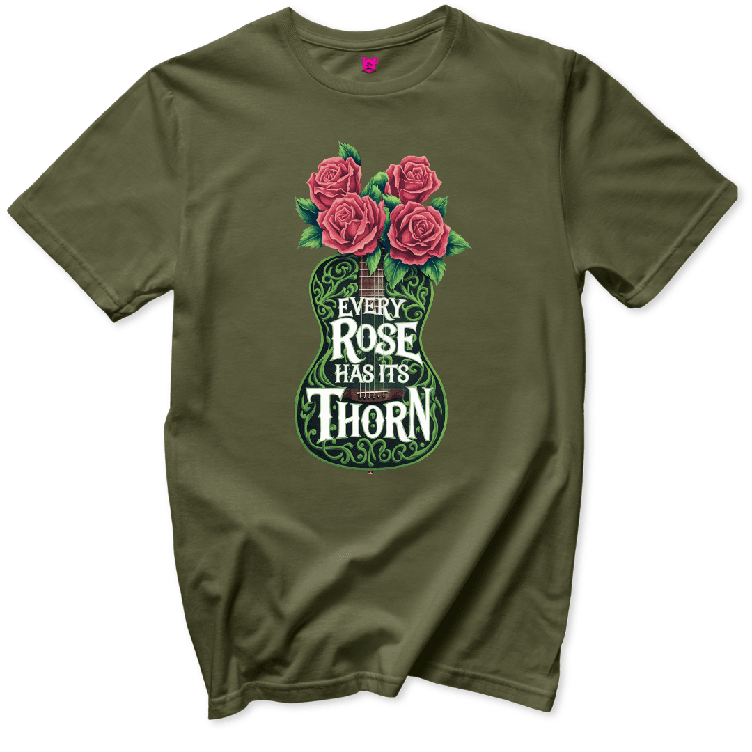 Every Rose Has Its Thorn T-Shirt - Throwback Paradise