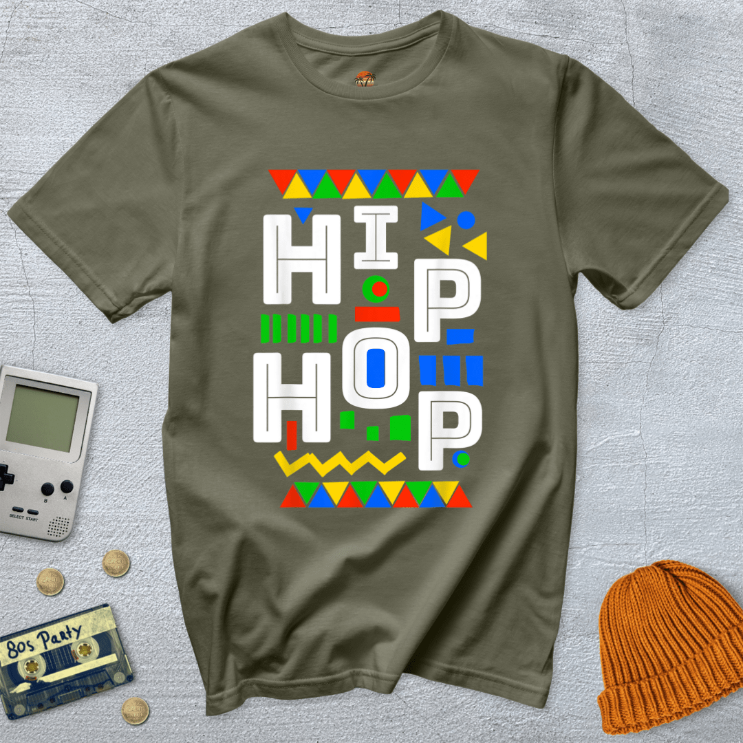 Printify T-Shirts Military Green / S Hip Hop dashiki - Shirt