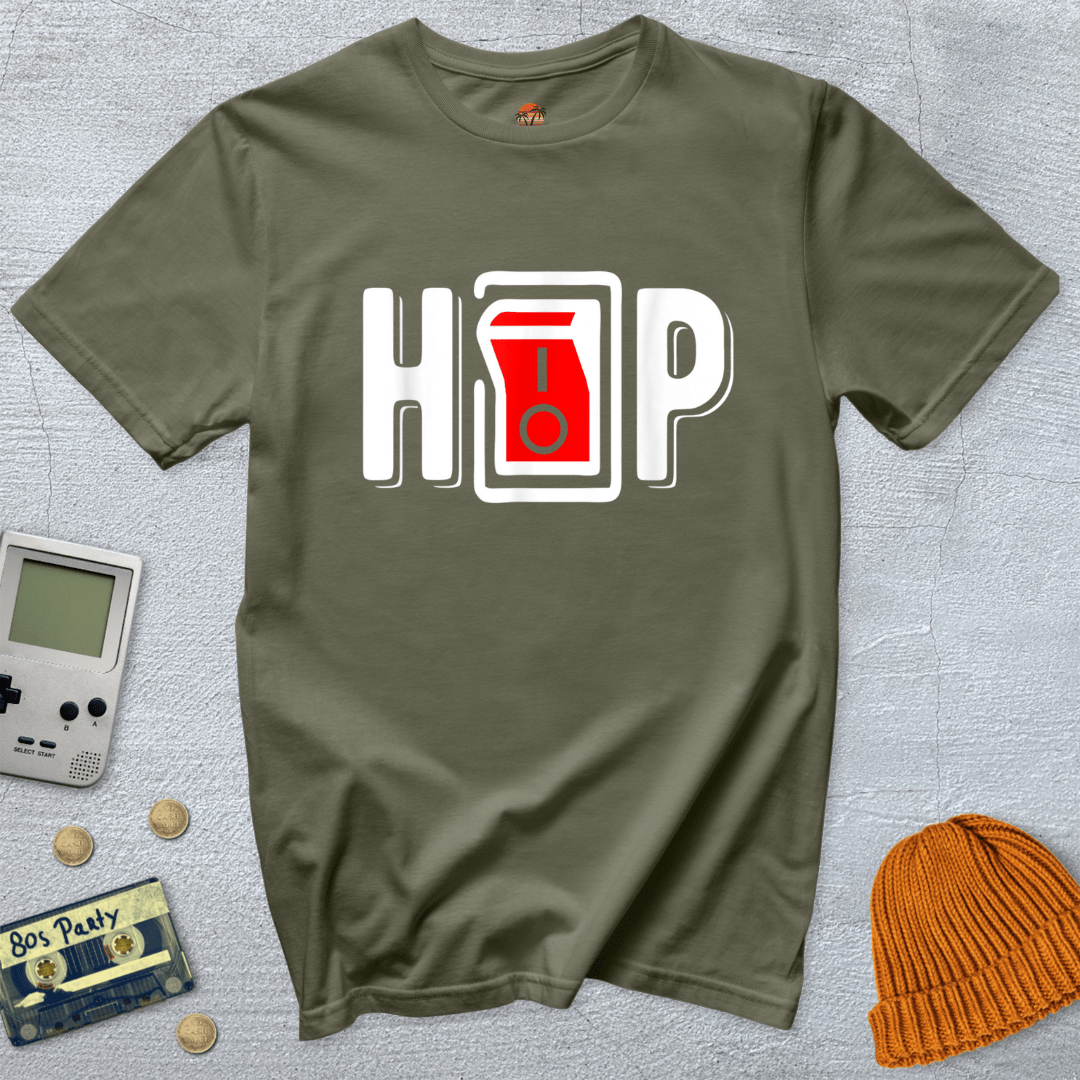 Printify T-Shirts Military Green / S Hip Hop Lightswitch - Shirt