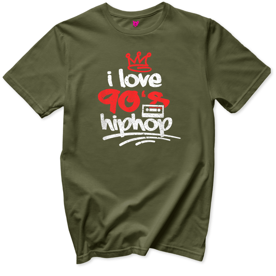 I Love 90s Hip Hop T-Shirt - Throwback Paradise