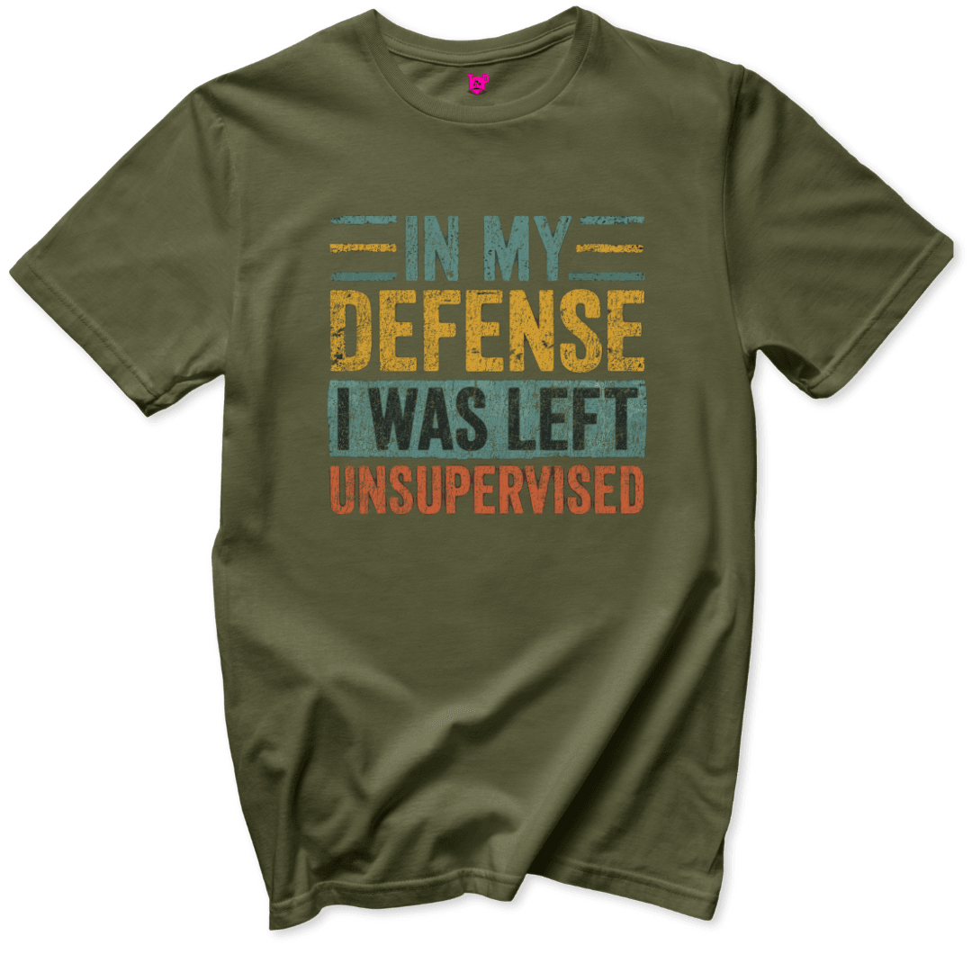 In My Defense T-Shirt - Throwback Paradise