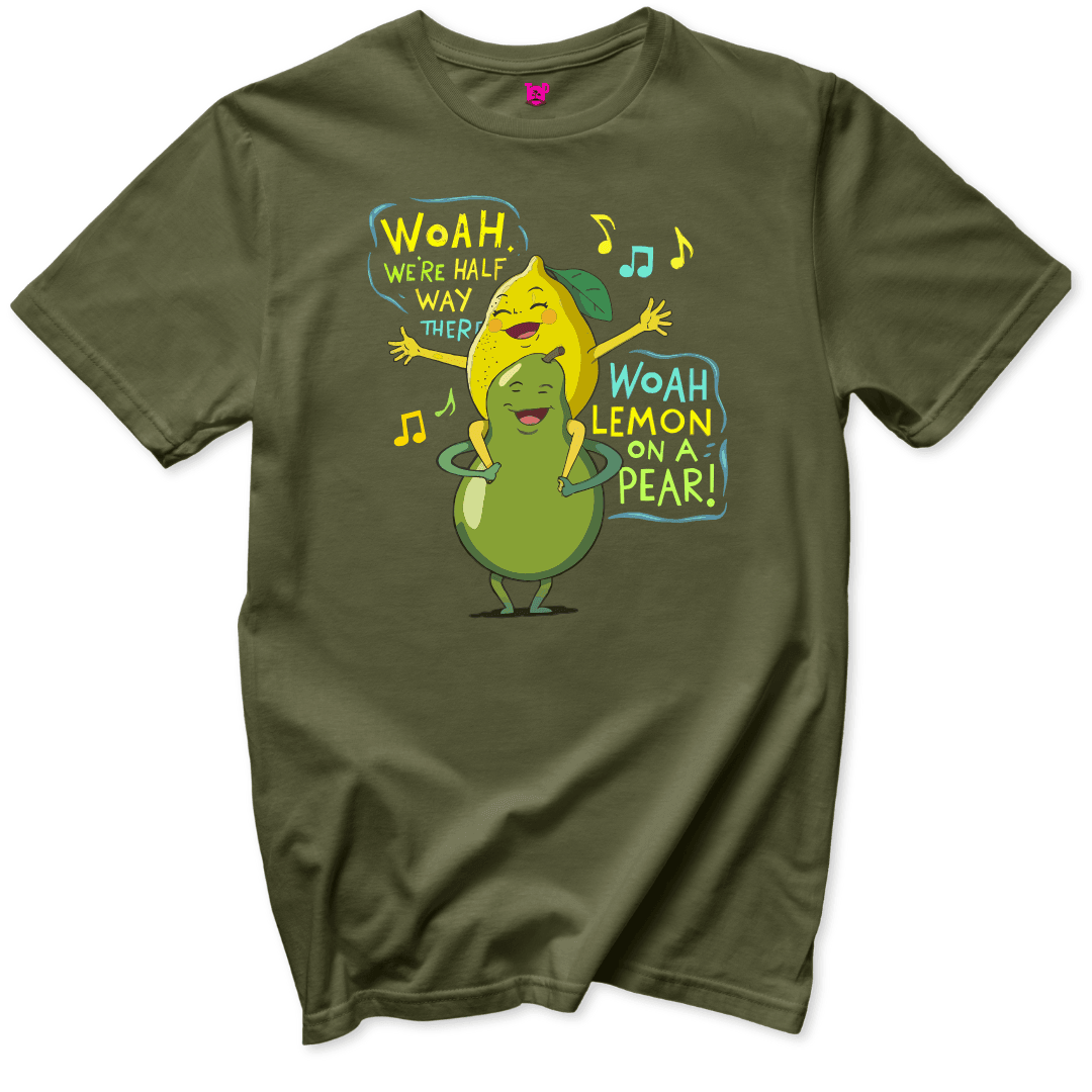 Lemon on a Pear T-Shirt - Throwback Paradise