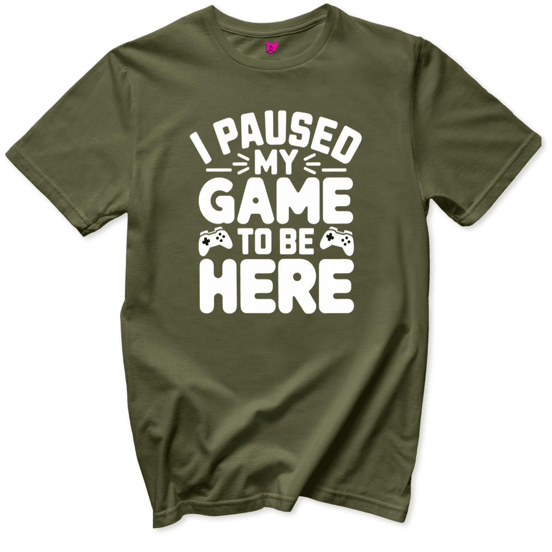 Paused my Game T-Shirt - Throwback Paradise