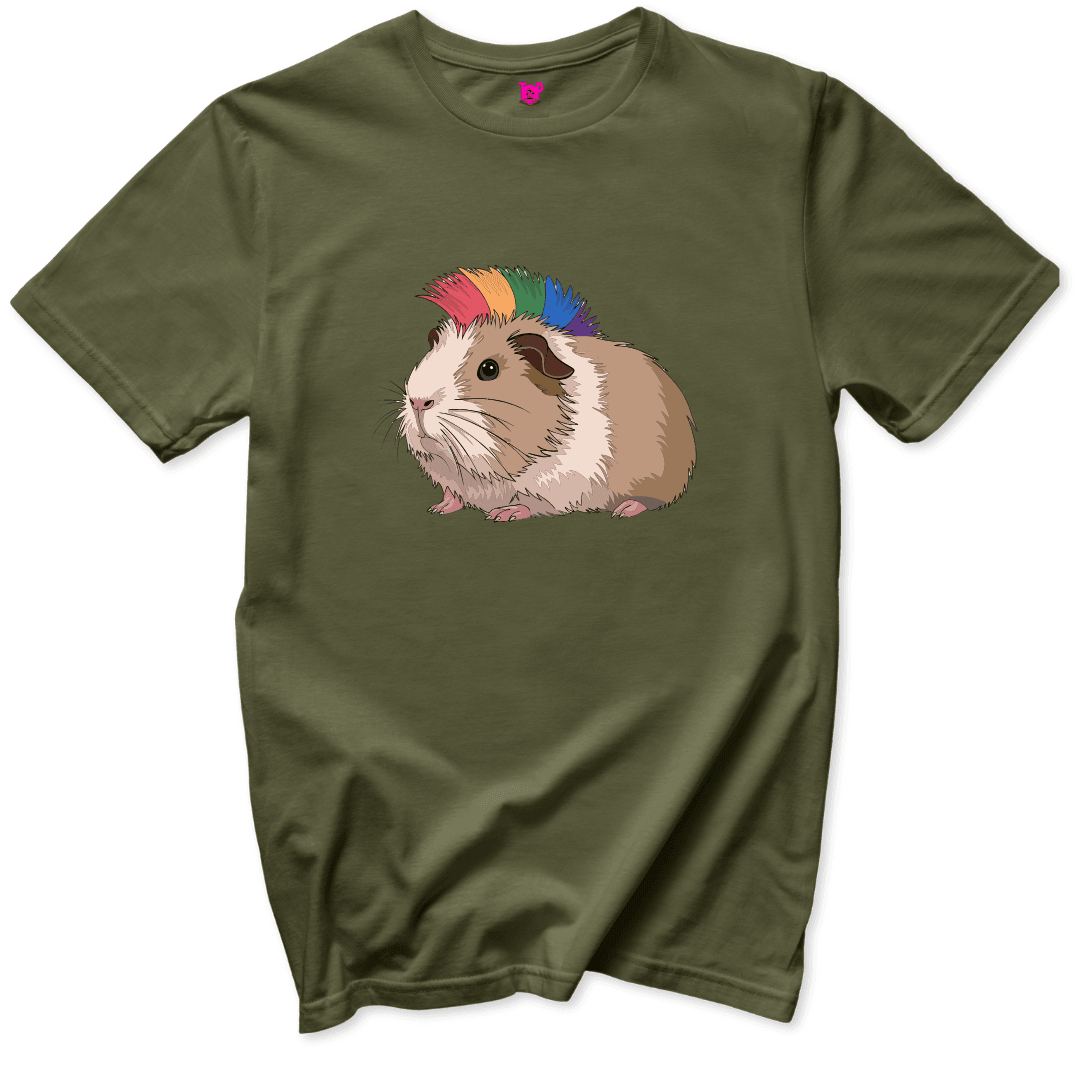 Punk Guinea Pig T-Shirt - Throwback Paradise