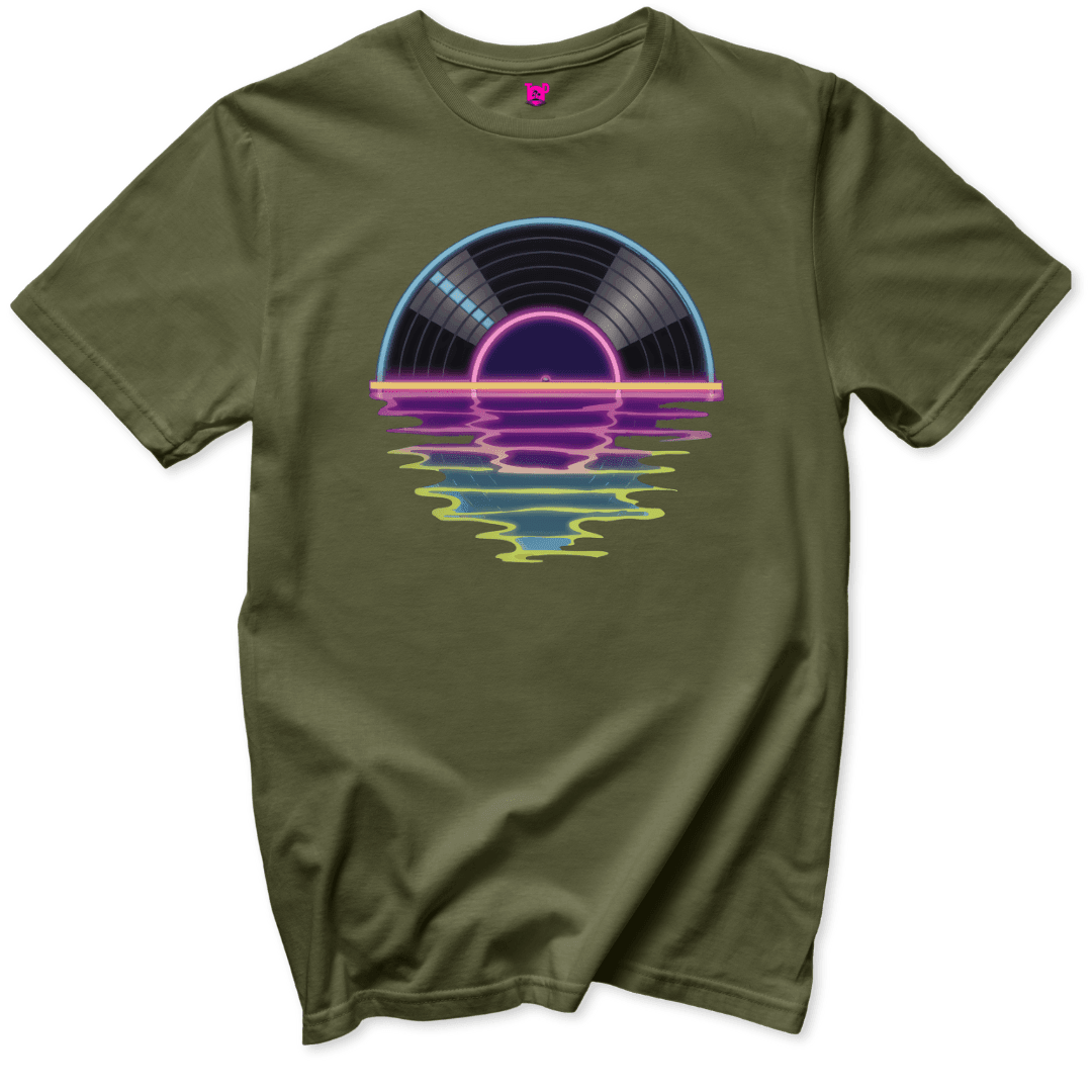 Record Sunrise T-Shirt - Throwback Paradise