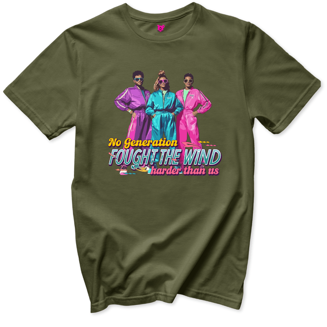 Retro Windbreaker Generation T-Shirt - Throwback Paradise