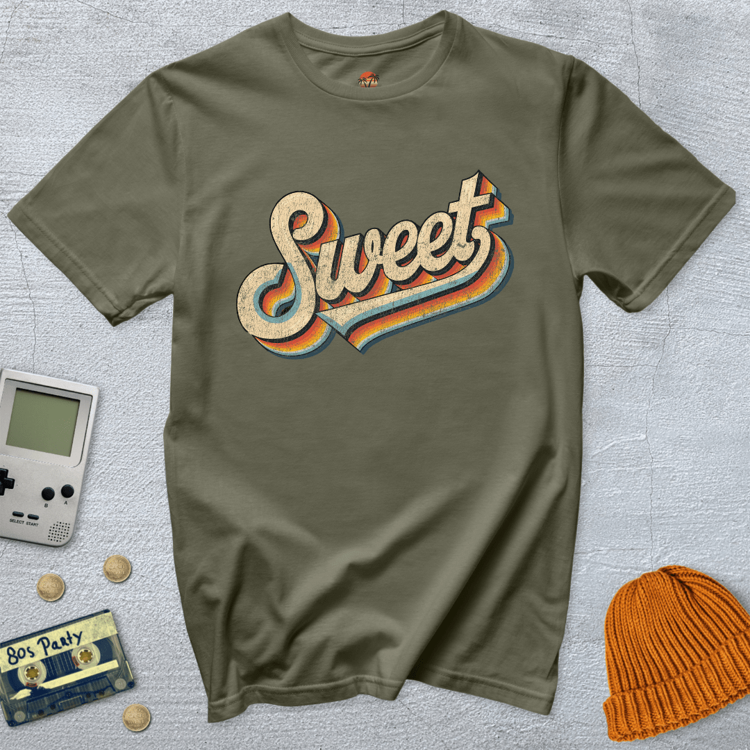 Printify T-Shirts Military Green / S Sweet - Shirt