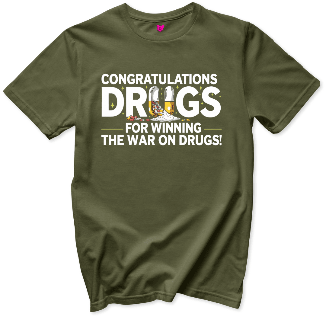 War on Drugs T-Shirt - Throwback Paradise