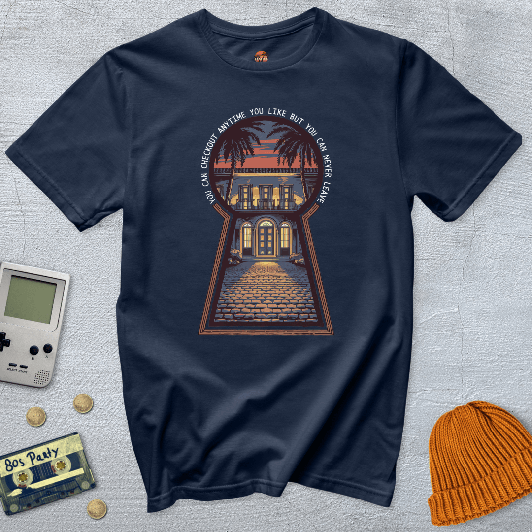 Printify T-Shirts Navy / S Californian Hotel - Shirt