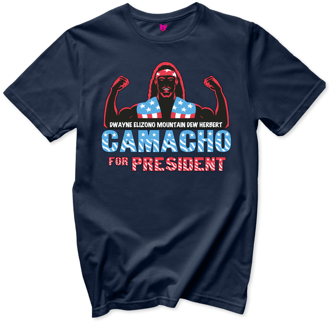 Camacho for President T-Shirt - Throwback Paradise