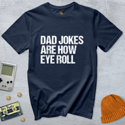 Printify T-Shirts Navy / S Dad Jokes - Shirt