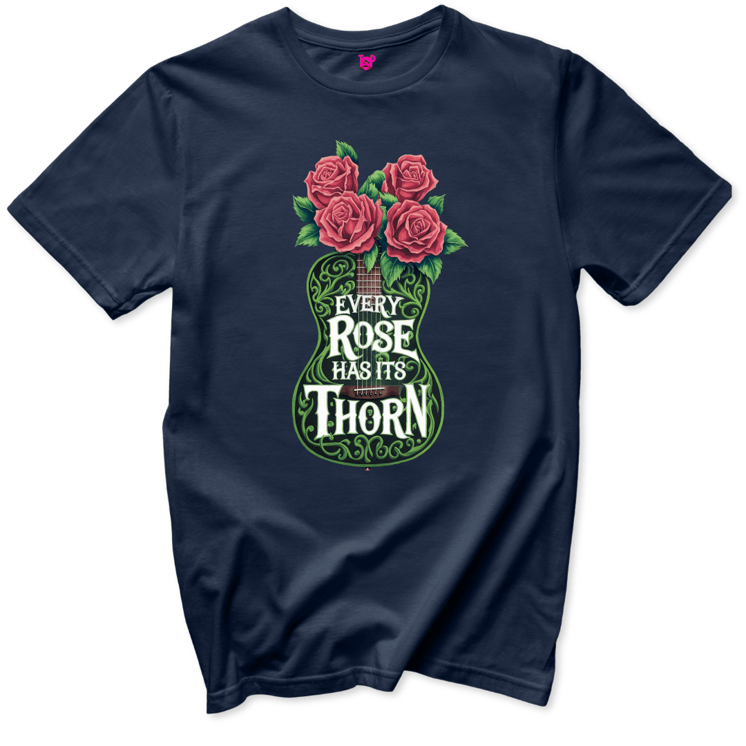 Every Rose Has Its Thorn T-Shirt - Throwback Paradise