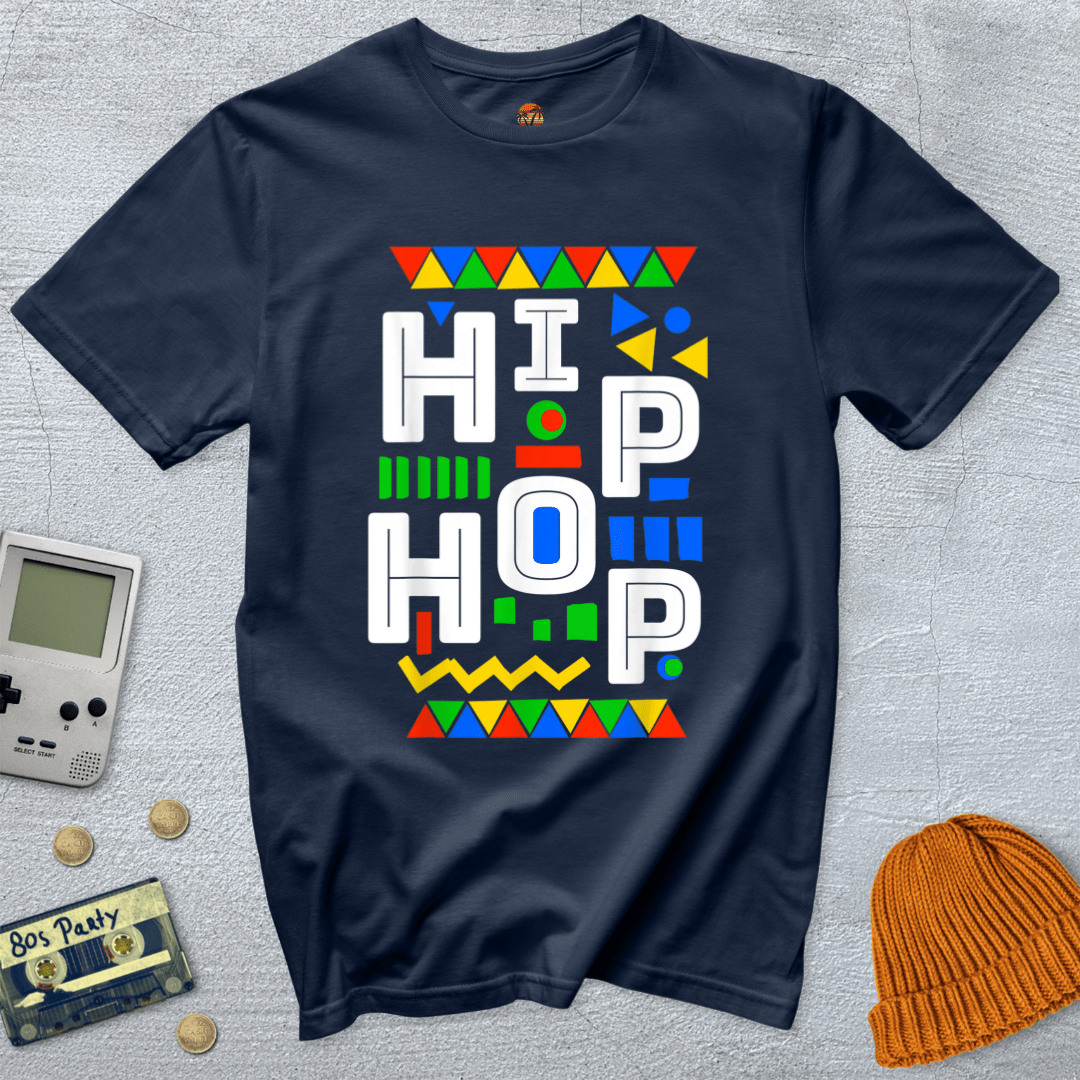 Printify T-Shirts Navy / S Hip Hop dashiki - Shirt