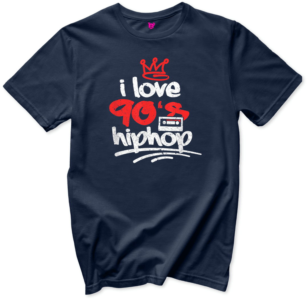 I Love 90s Hip Hop T-Shirt - Throwback Paradise