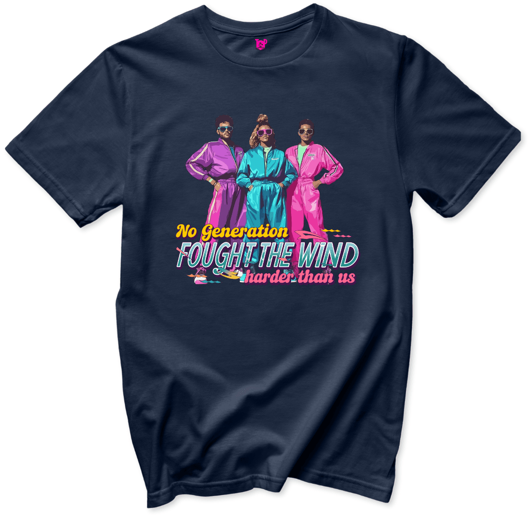 Retro Windbreaker Generation T-Shirt - Throwback Paradise