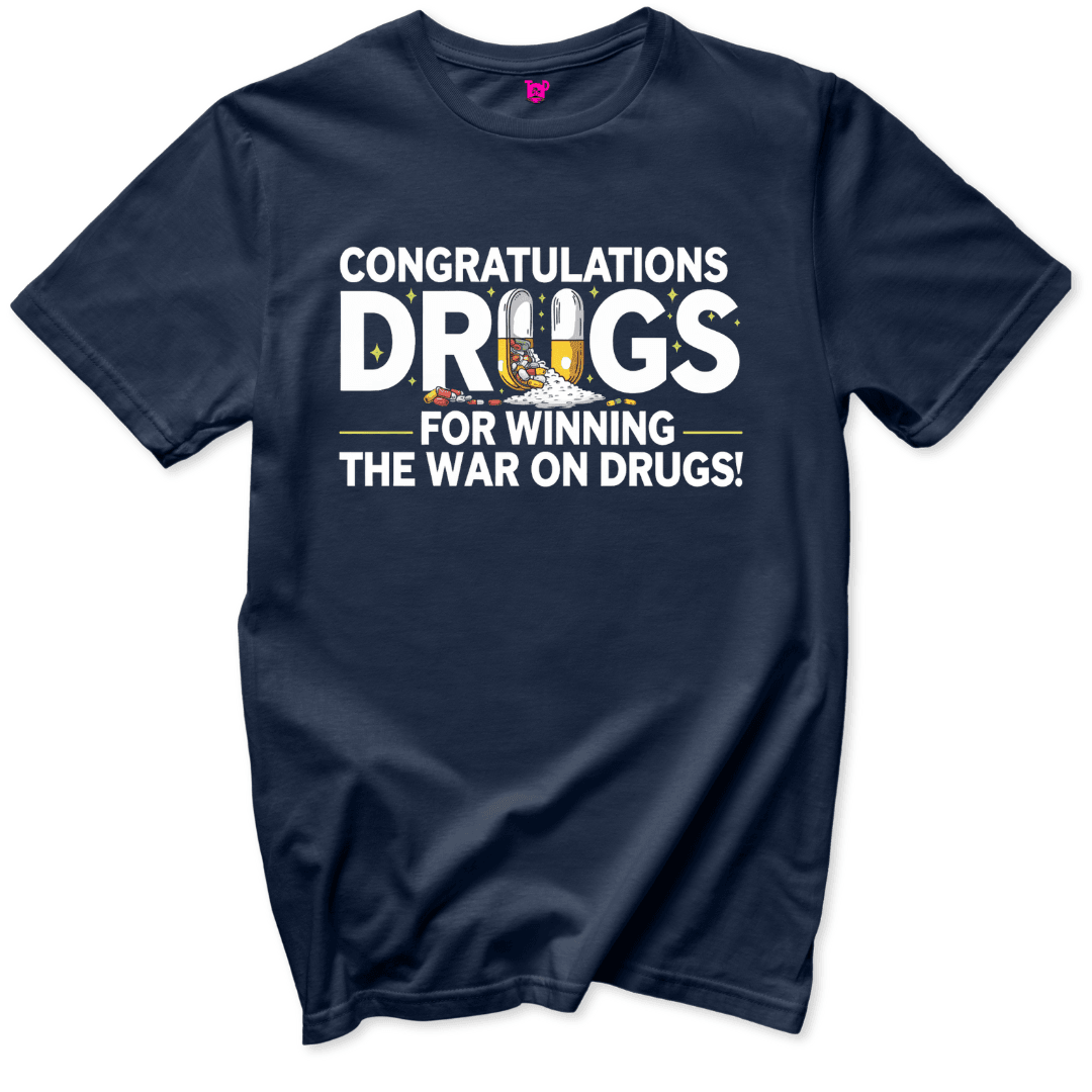 War on Drugs T-Shirt - Throwback Paradise