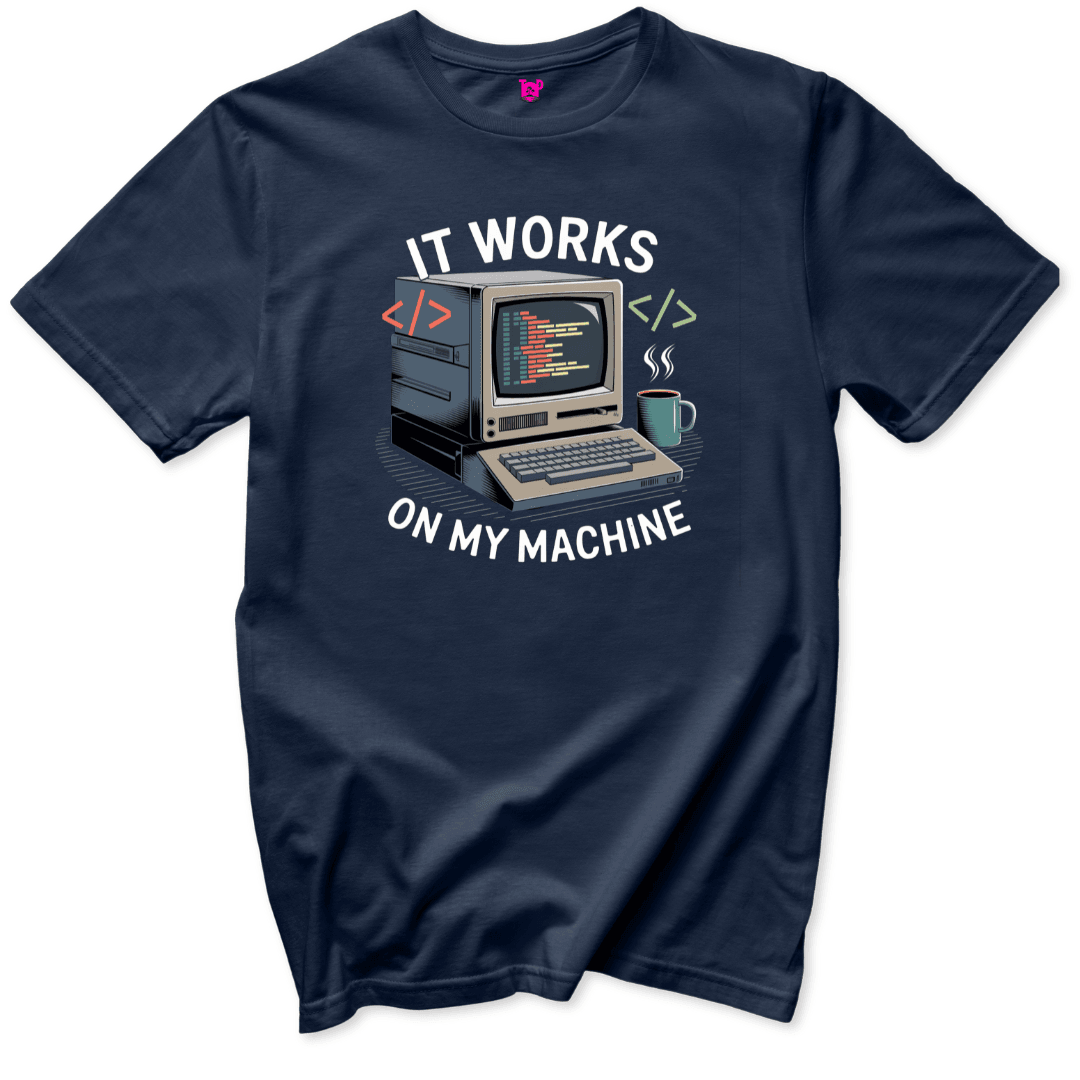 Works on my Computer T-Shirt - Throwback Paradise